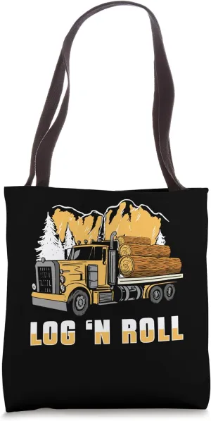 Log n Roll Log Transporter Log Truck Driver Tote Bag