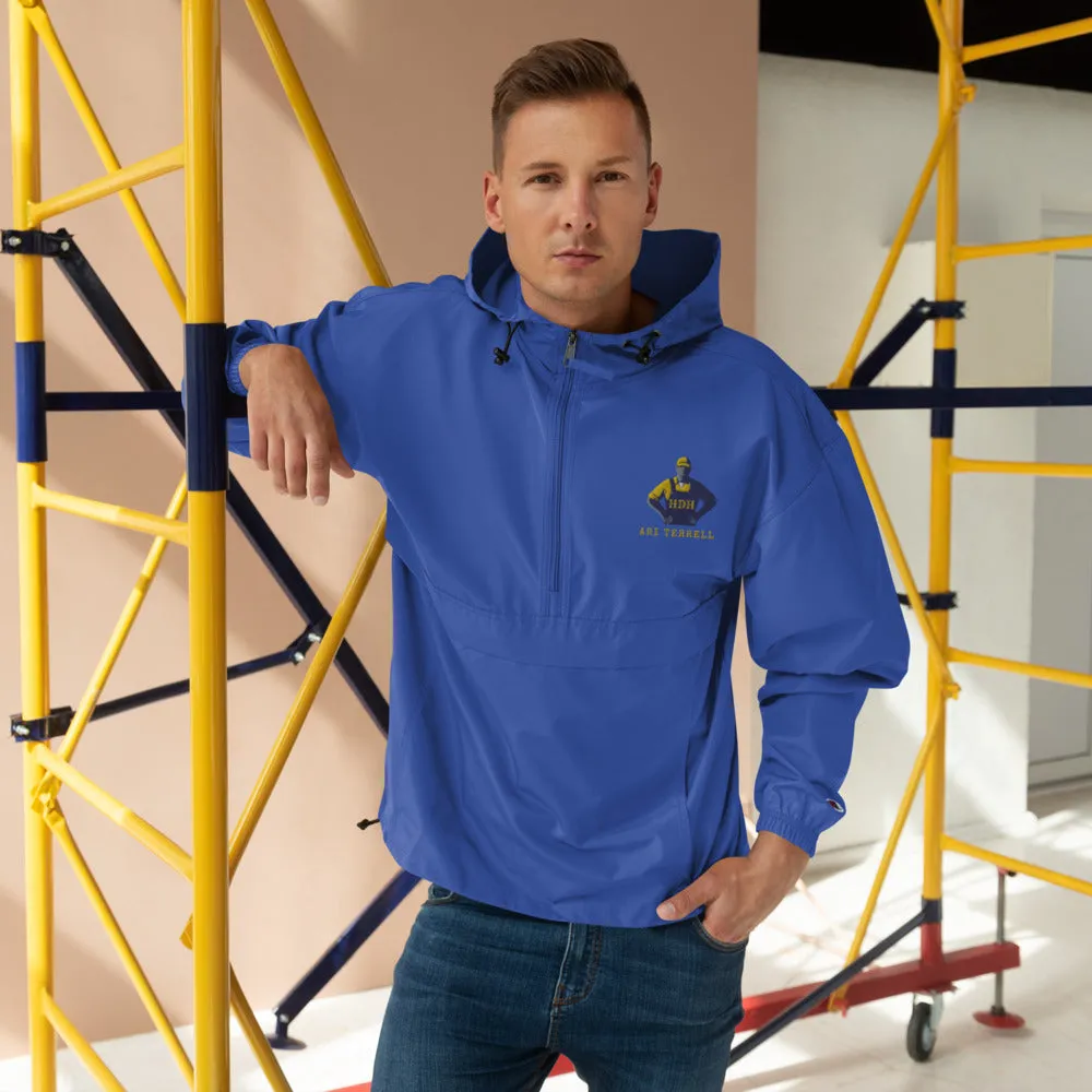 Logo Ari Embroidered Champion Packable Jacket