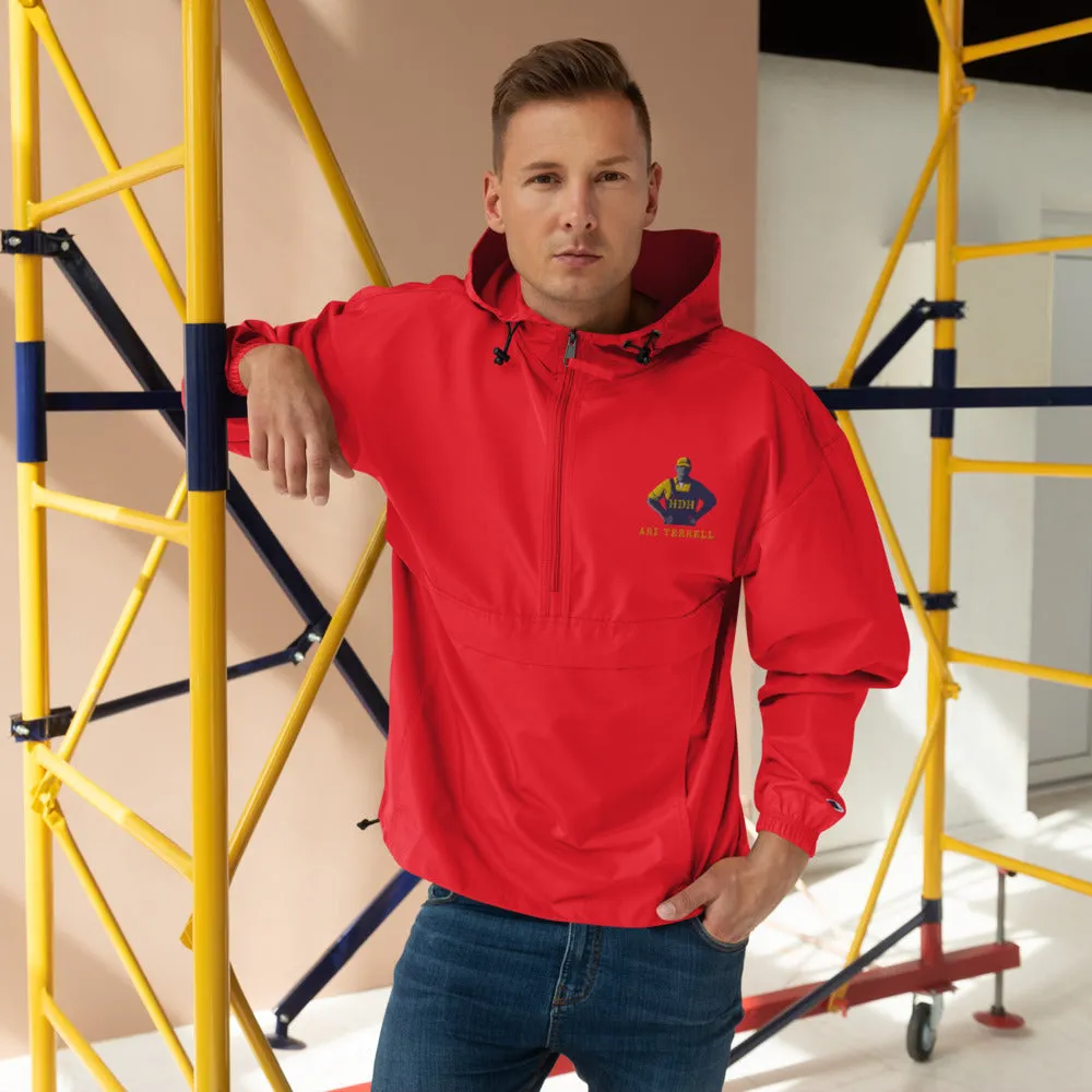 Logo Ari Embroidered Champion Packable Jacket