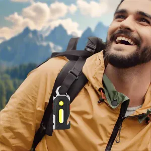 LUMIO MiniPro COB Keychain Flashlight – Ultra-Bright Rechargeable Mini Light for Camping & Emergency Use