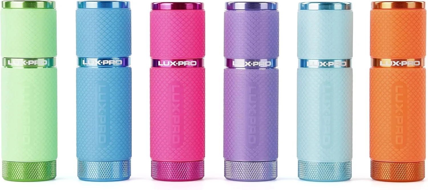 LUXPRO LP395 Gels Glow-in-the-Dark 9 LED Flashlight (LP395-6PK)……
