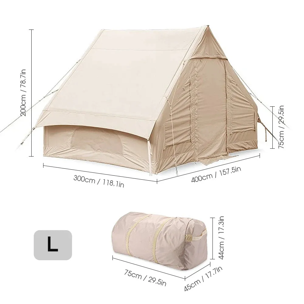 Luxury Camping Tent Waterproof Sunscreen Inflatable Roof Tent