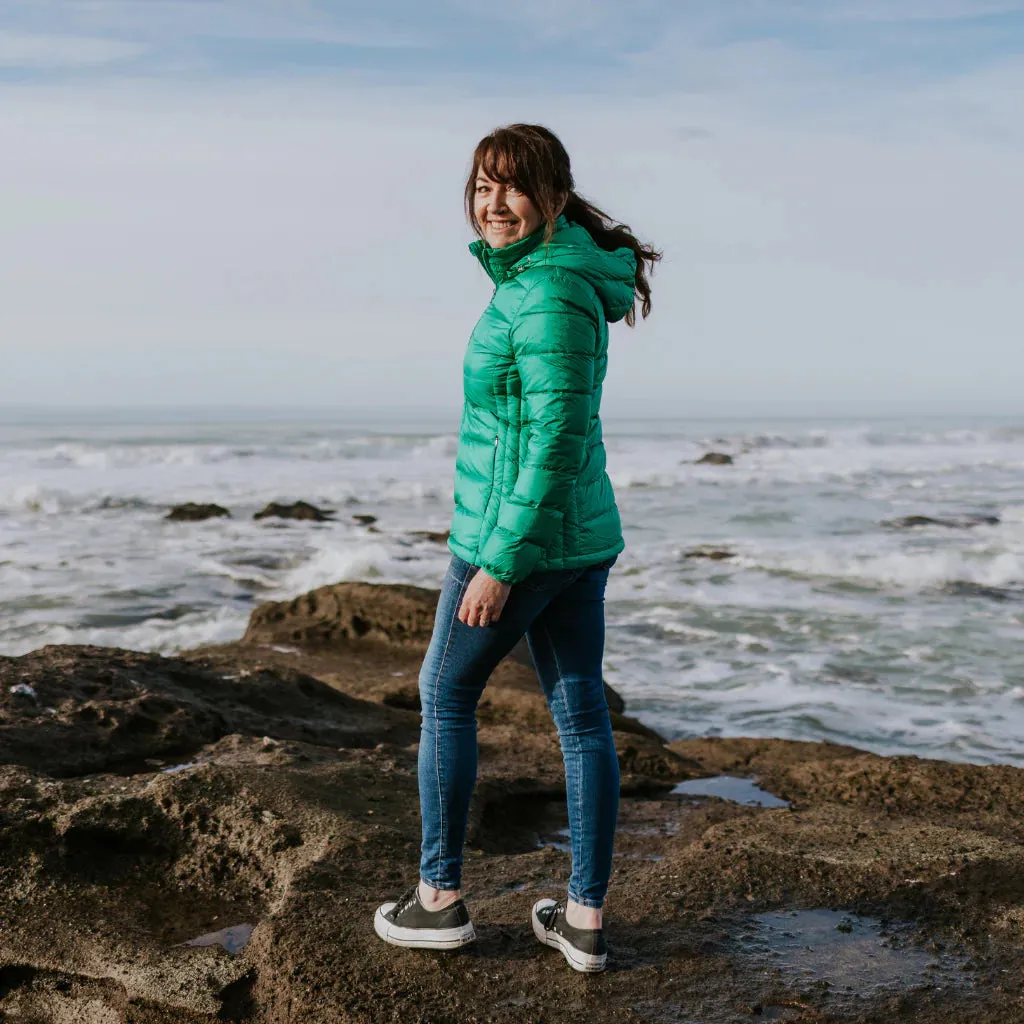 Lynn Women's Packable Down Coat Emerald