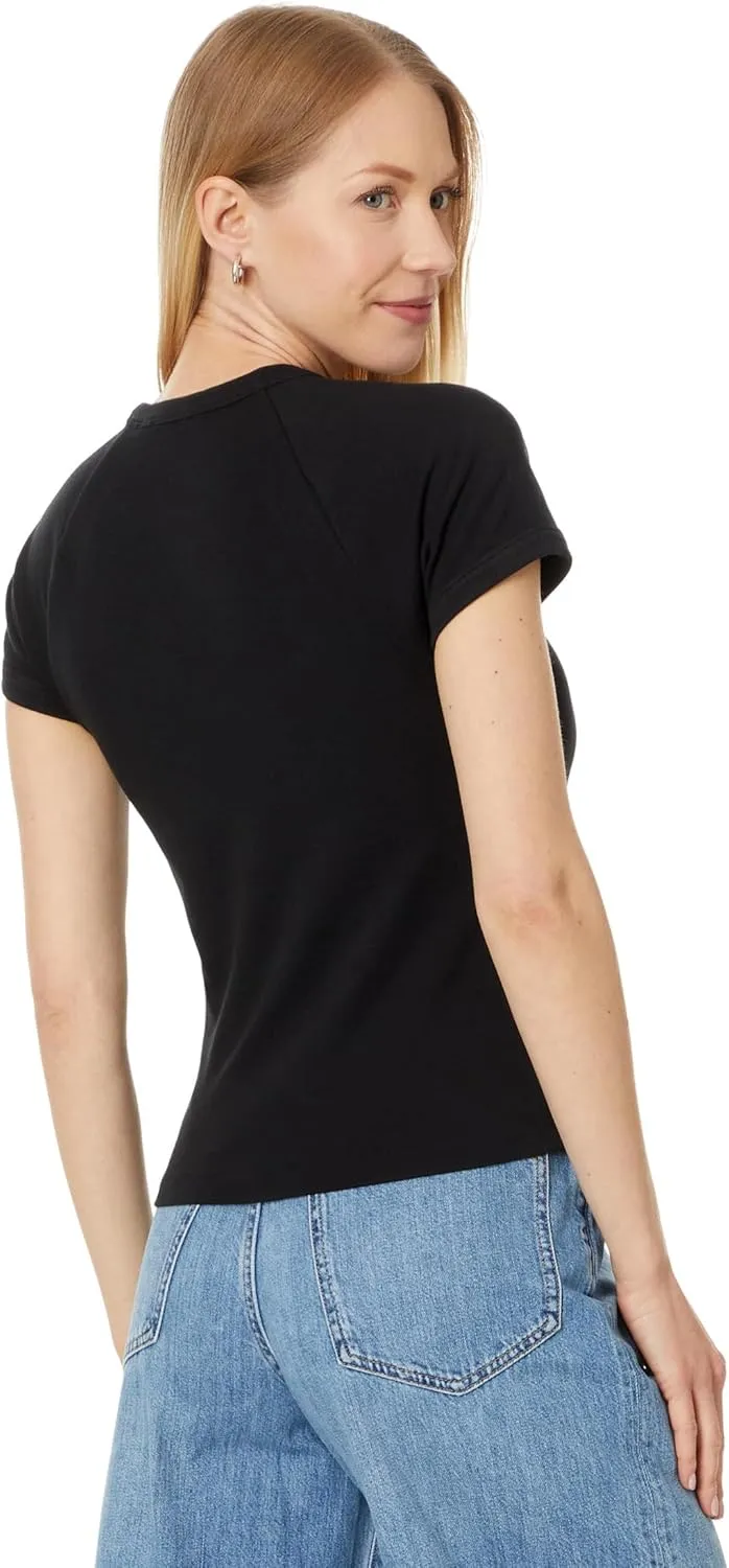Madewell Women's Compact Rib Short Sleeve Baby Tee