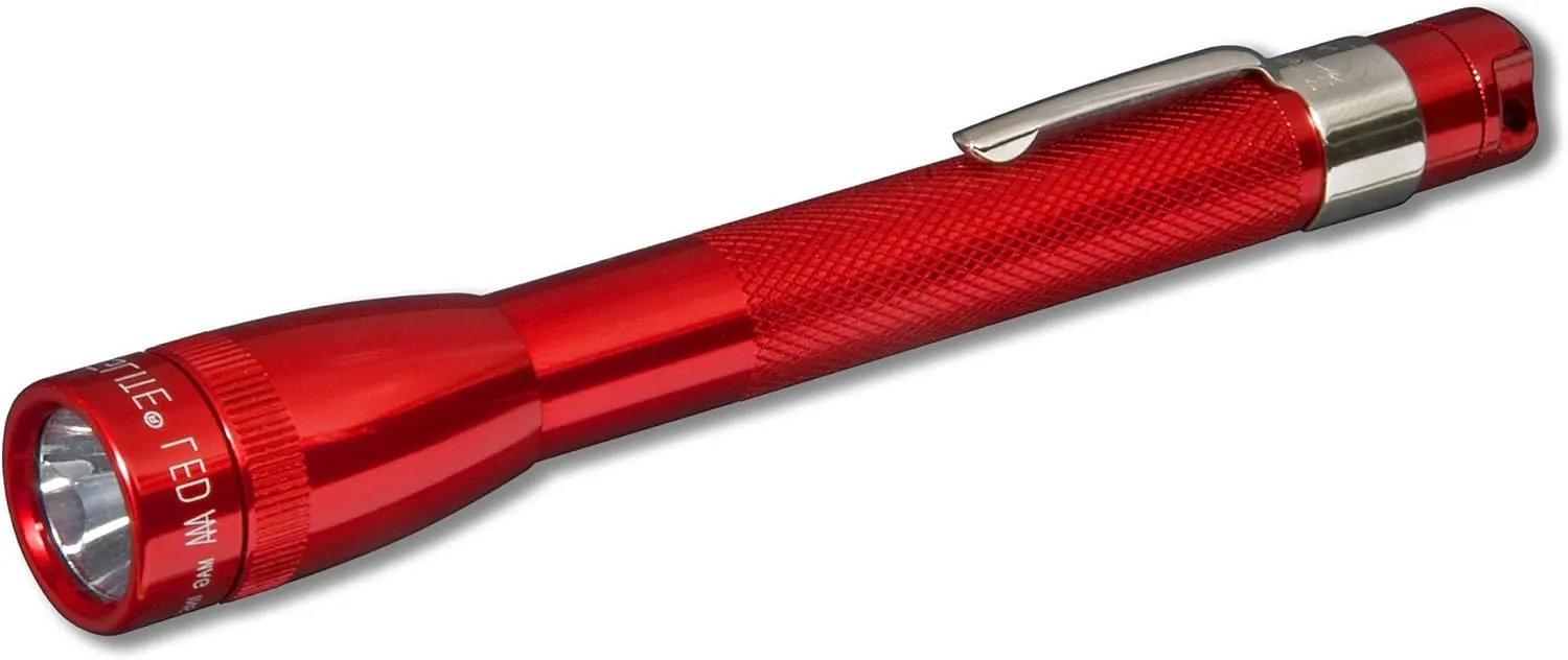 Mag Instrument Mini Maglite 2aaa Led - Red, - SP32036, One Size
