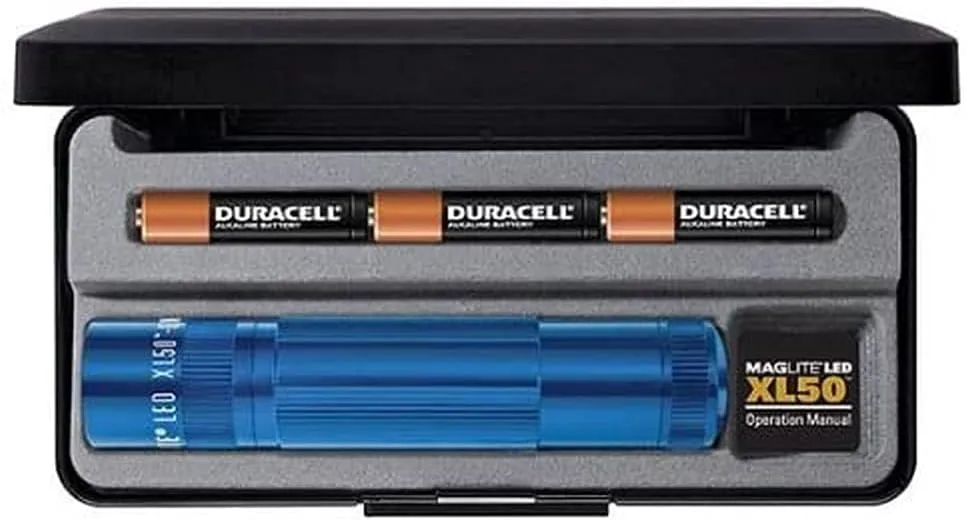 Mag Instrument XL 50 LED Flashlight w/Strobe, Display Box, Blue XL50-S3117