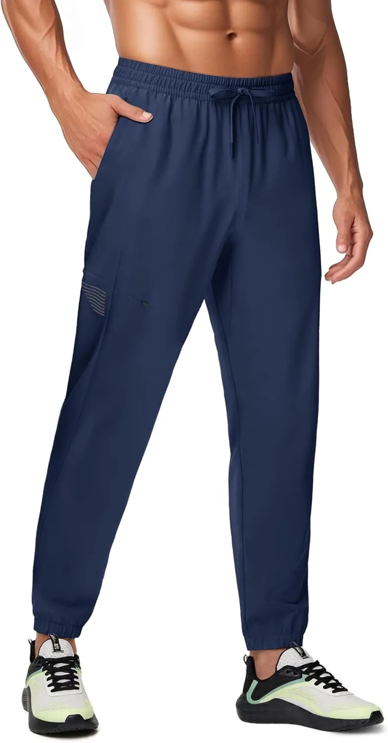 MAGCOMSEN Men's Lightweight Hiking Pants Quick Dry Travel Pants for Men with 3 Pockets Breathable for Casual Outdoor