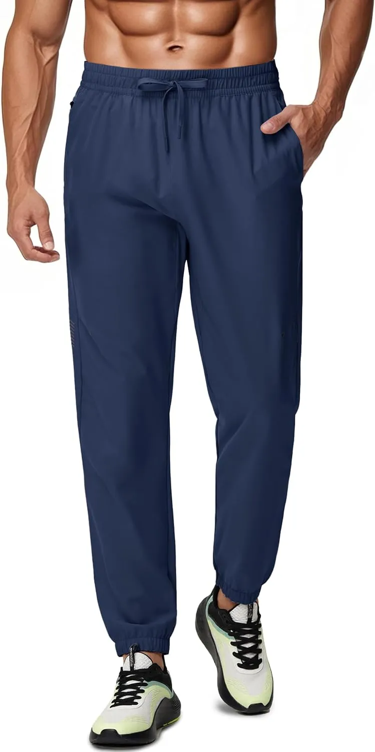 MAGCOMSEN Men's Lightweight Hiking Pants Quick Dry Travel Pants for Men with 3 Pockets Breathable for Casual Outdoor