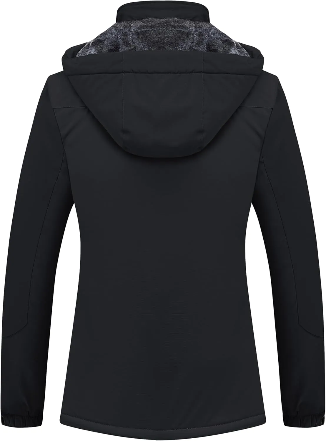 MAGCOMSEN Women's Ski Jacket Waterproof Insulated Snow Jacket Warm Windproof Winter Coats with Hood Fleece Lined Jacket