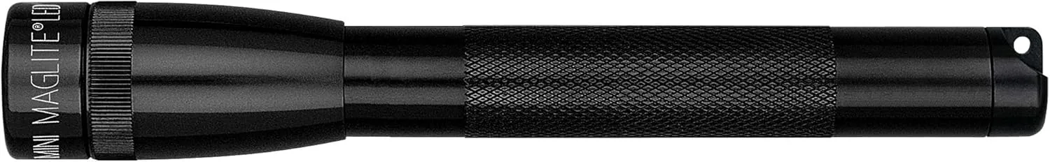 Maglite Mini LED 2-Cell AA Flashlight with Holster, Black