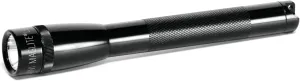 Maglite Mini LED 2-Cell AA Flashlight with Holster, Black