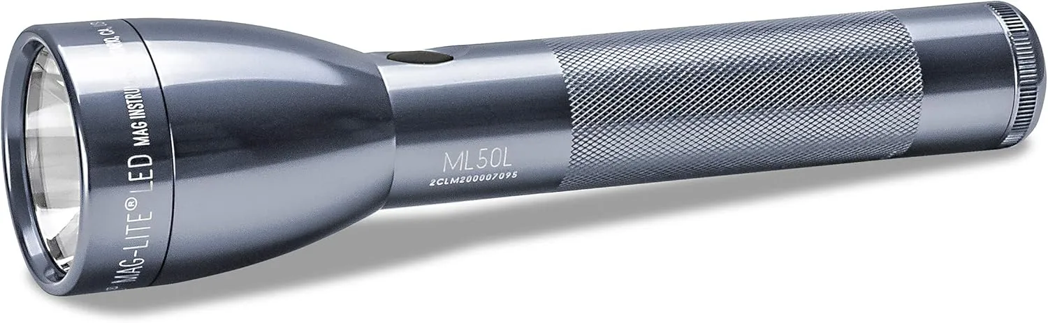 Maglite ML50L LED 2-Cell c Flashlight in Display Box, Gray