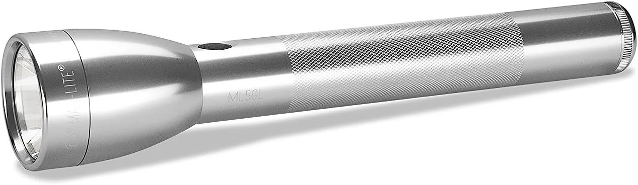 Maglite ML50L LED 3-Cell c Flashlight in Display Box, Silver