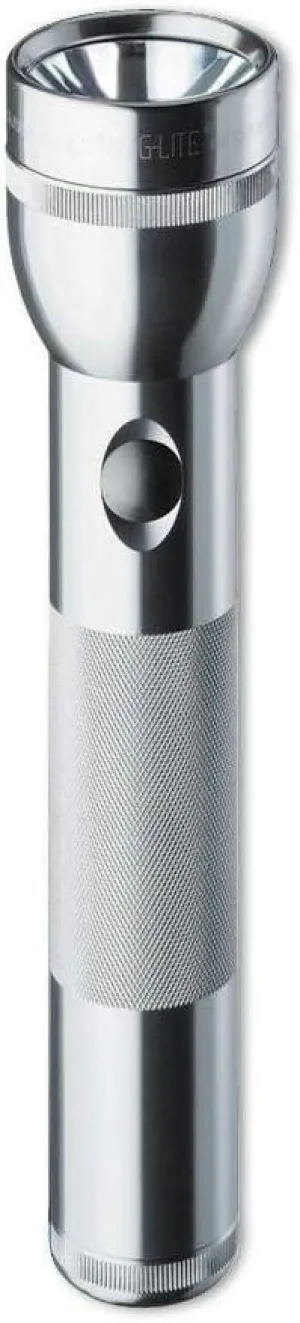 MagLite ST2D106 LED 2-Cell D Flashlight, Silver