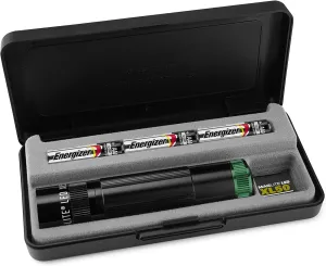 Maglite, XL50 Spectrum Series Flashlight, AAA, Black Body, Green LED Light