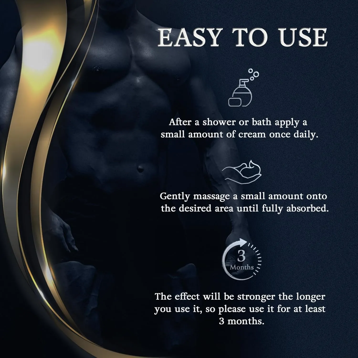 Male Enhancement Cream, Private Part Enlargement Massage Gel,Male Extender Growth Cream,Increase Length & Girth Thicker Longer Stronger
