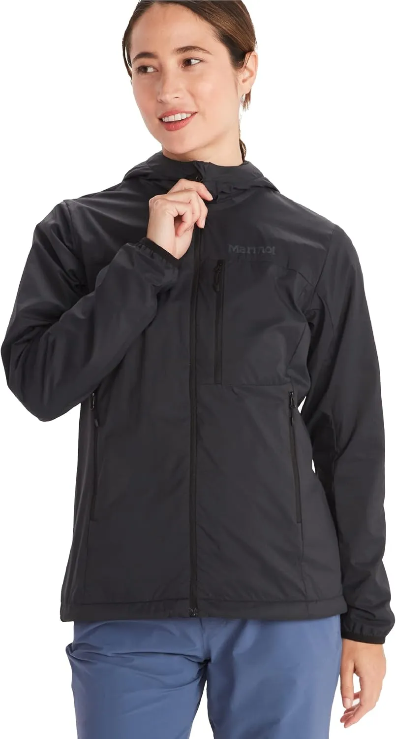 MARMOT Women's Ether Driclime Hoody - Breathable, Comfortable, Packable Windbreaker Jacket with Hood
