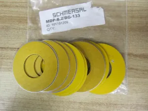 MDP-8.2/BG-133 Circular Emergency Stop Plate 101191209 (Pack of 9)