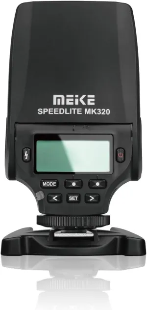 MEIKE MK-320P Mini TTL Speedlite Automatic Flash GN32 Fit Olympus Panasonic and M4/3 Mount Camera E-P5 E-PM E-M1 E-M5 E-M10 E-PL5 E-PL6 E-PL7 GM5 GX1 GX7 GX8 G3 LX100