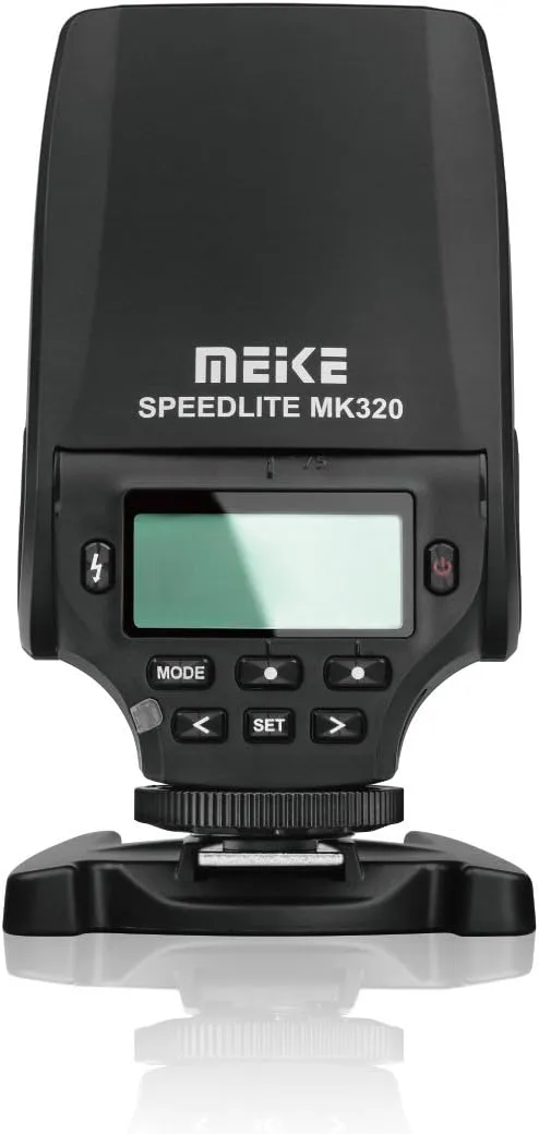 MEIKE MK-320P Mini TTL Speedlite Automatic Flash GN32 Fit Olympus Panasonic and M4/3 Mount Camera E-P5 E-PM E-M1 E-M5 E-M10 E-PL5 E-PL6 E-PL7 GM5 GX1 GX7 GX8 G3 LX100