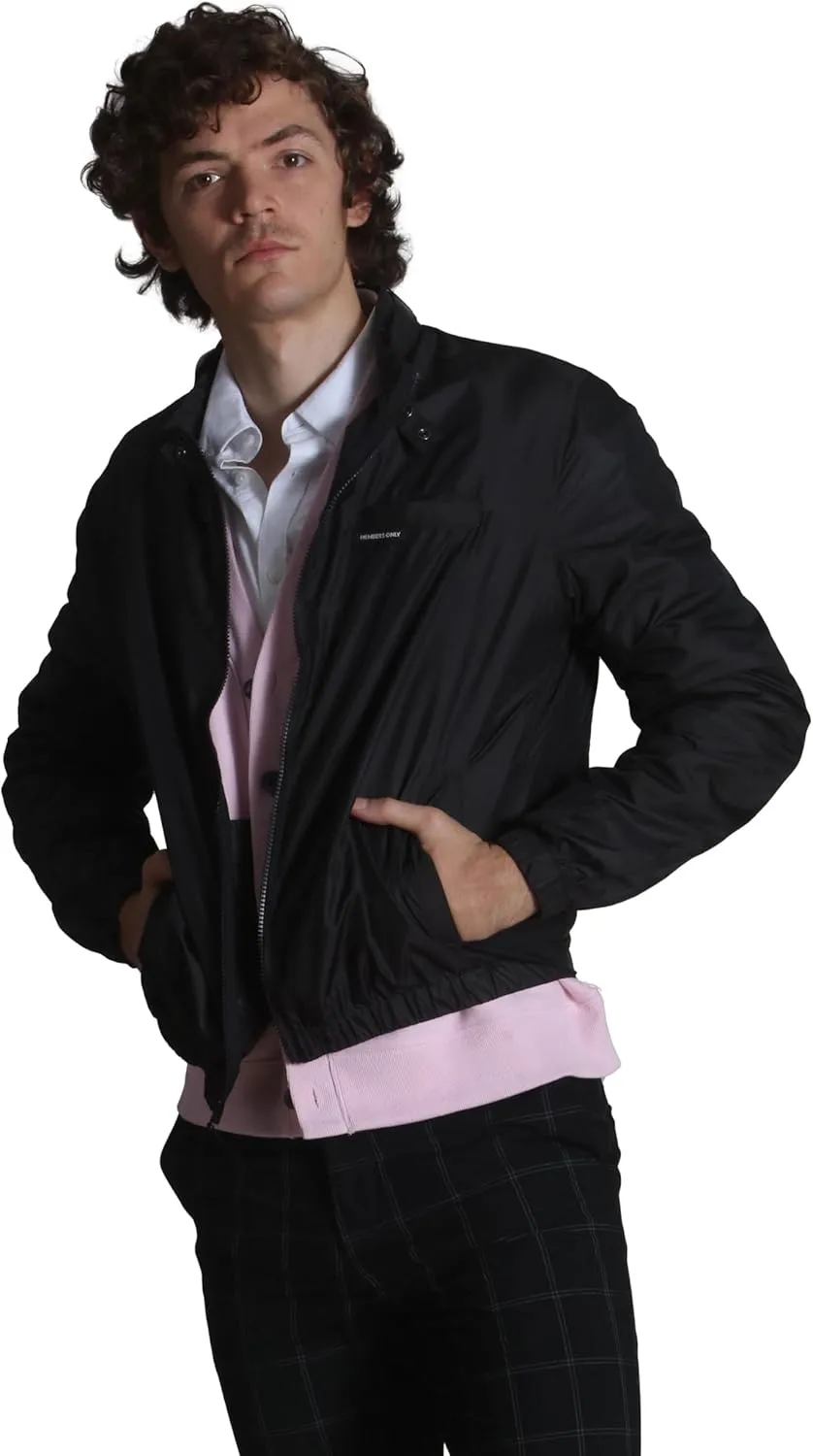 Members Only Men’s Windbreaker Packable Jacket, Waterproof Rain Jacket Men Lightweight for Golf Cycling Fishing Hiking Gear