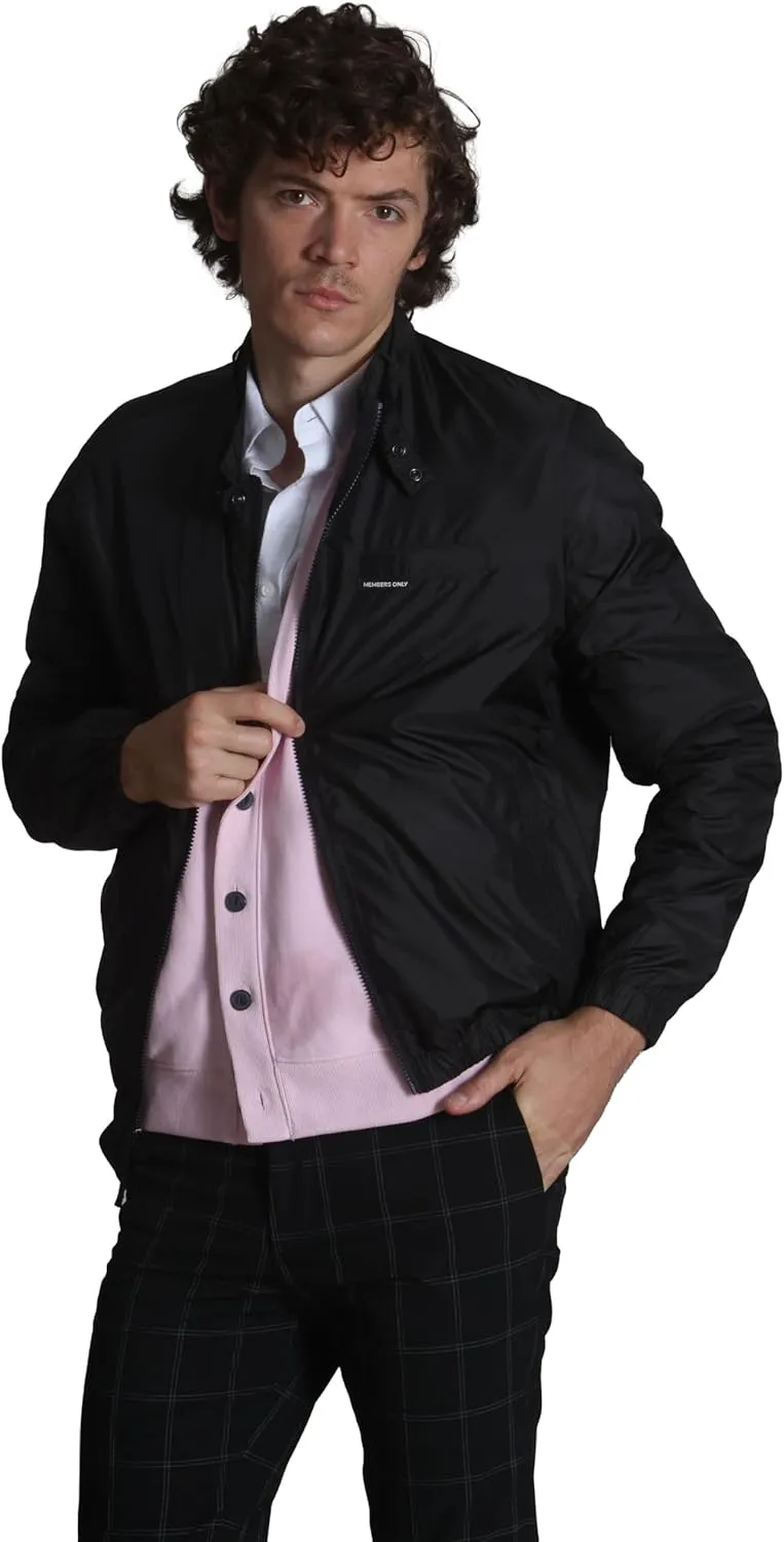 Members Only Men’s Windbreaker Packable Jacket, Waterproof Rain Jacket Men Lightweight for Golf Cycling Fishing Hiking Gear