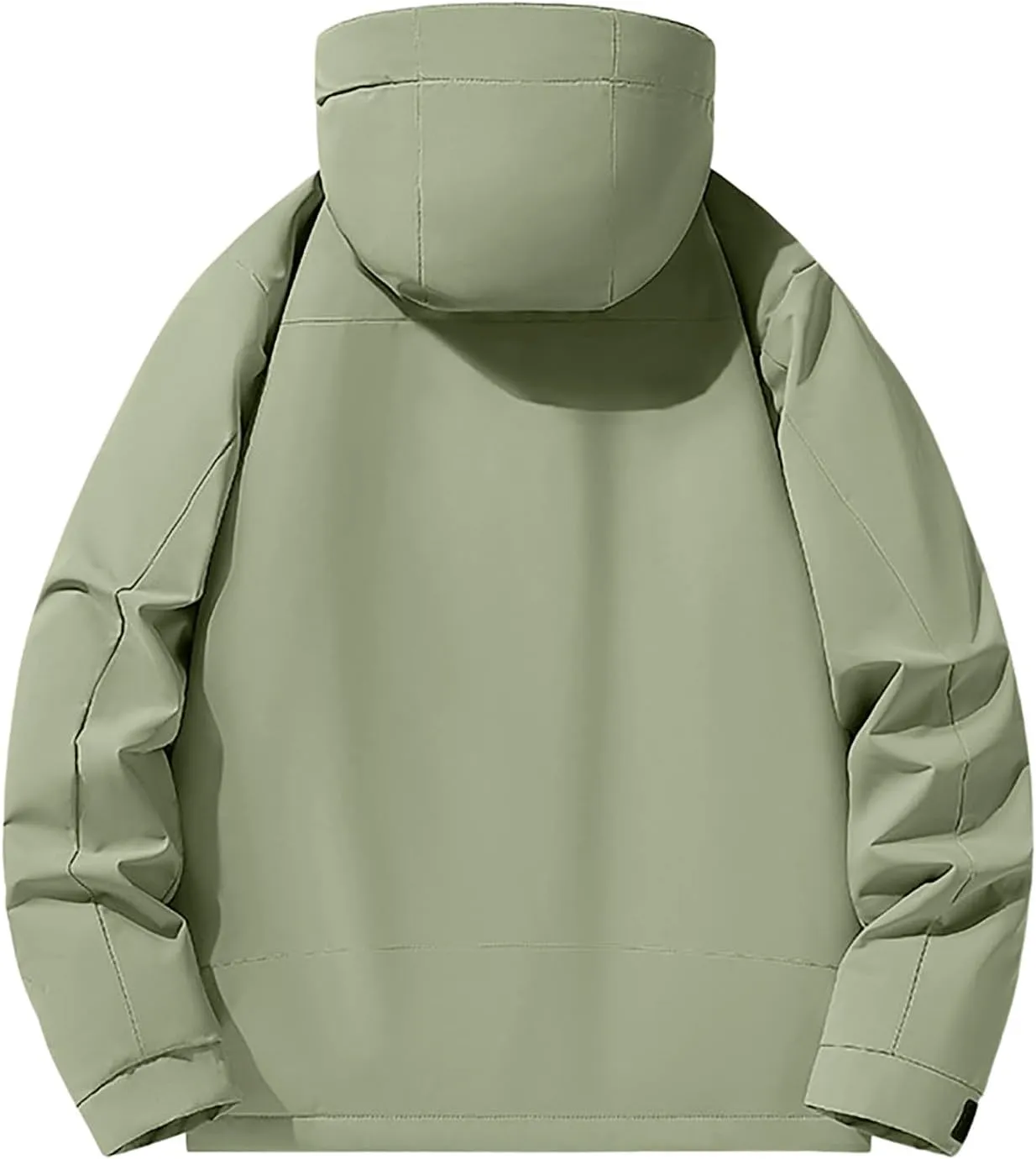 Men Lightweight Down Puffer Jakcet, Repellent Zip Up Long Sleeve Quilted Jackets Waterproof Packable Down Jacket Outdoor