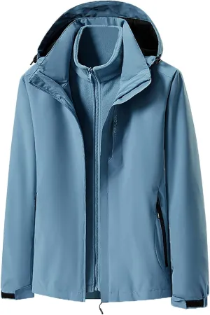 Mens 2024 Winter Trench Coats Stylish Full Zip Up Windbreaker Jackets Plus Size Windproof Outdoor Hiking Travel Overcoats