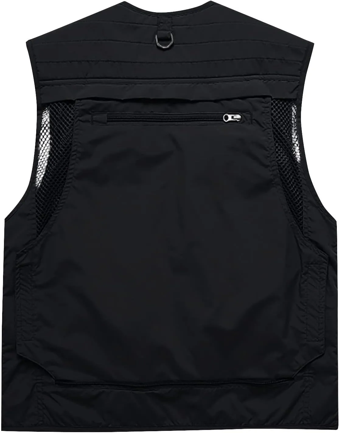 Men's Big And Tall Outdoor Vests Fashion Casual Solid Quick-Drying Vest Jacket Tops Lightweight, M-7XL