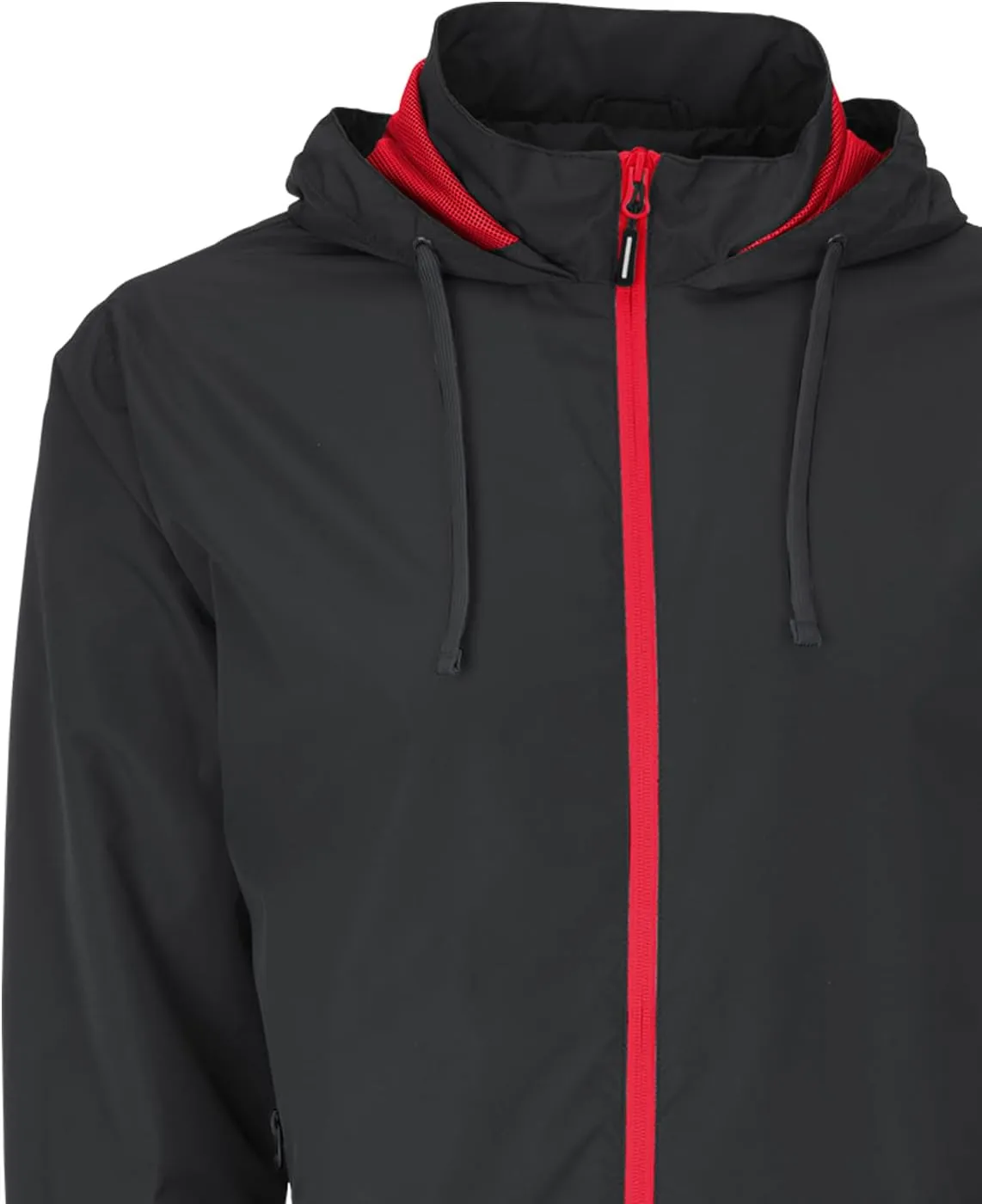 Men's Collegiate Premium Lightweight Packable Hooded Wind Jacket