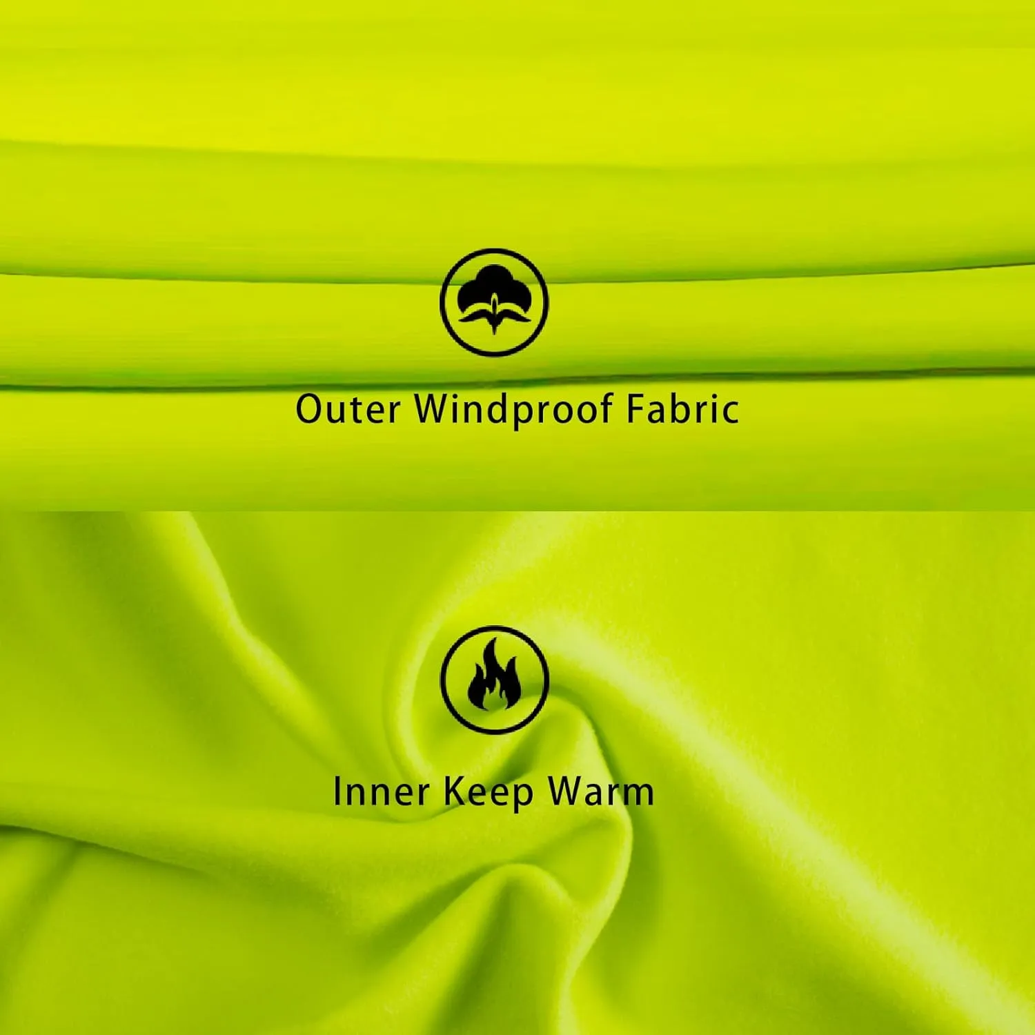 Men's Cycling Bike Jacket Winter Windproof Thermal Softshell Jacket Warm Fleece Reflective Running Jacket