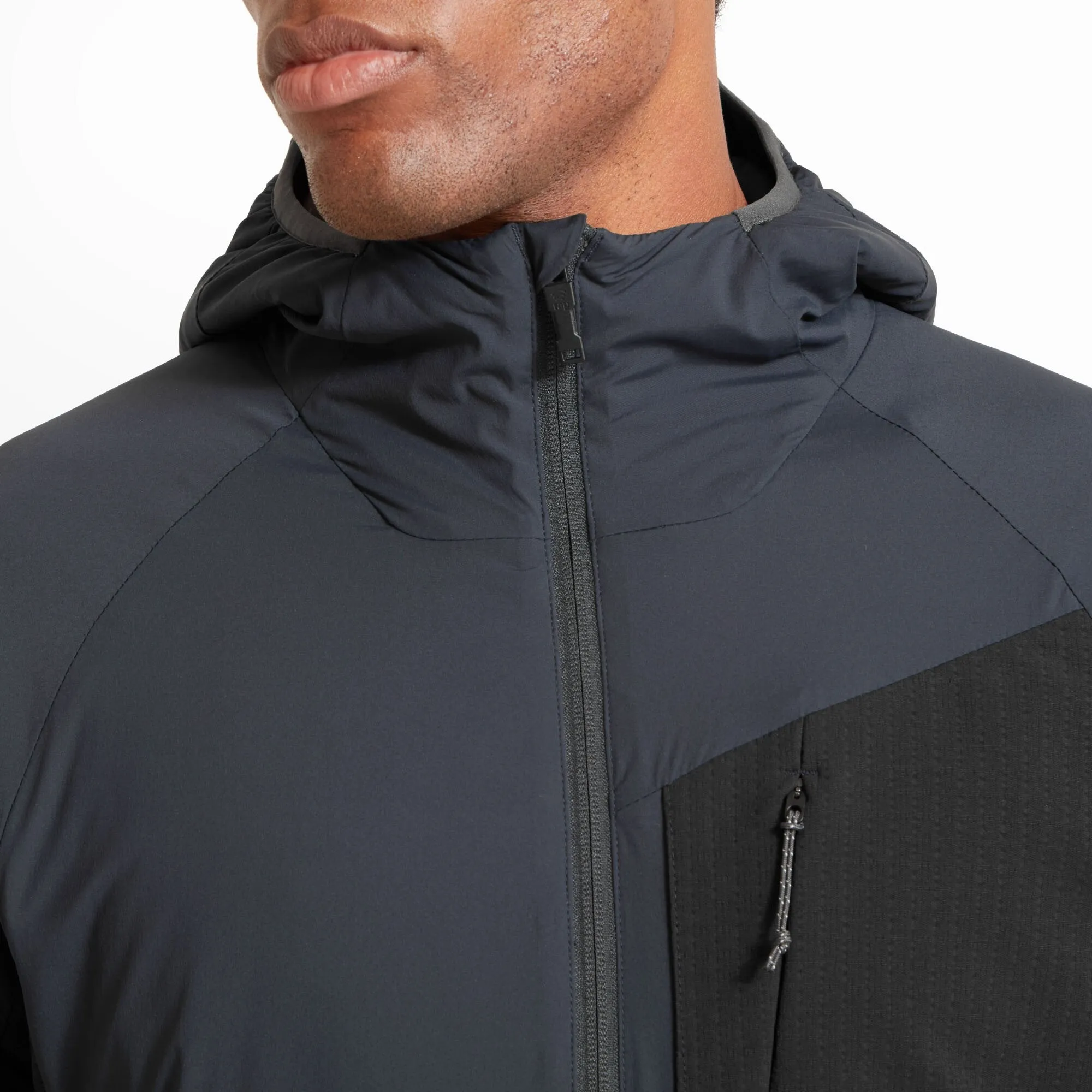 Mens Darkstart Fusion Jacket - Dark Slate/Black