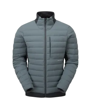 Mens Divide Fusion Stretch Jacket - Dark Slate/Black