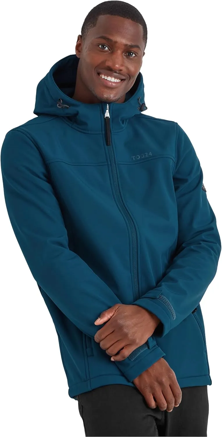 Mens Feizor Hooded Soft Shell Jacket (M) (Marine Blue)