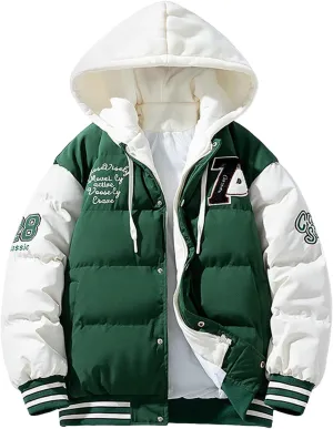 Mens Lightweight Packable Puffer Jacket Heavyweight Quilted Puffer Coat Windproof Insulated Jacket