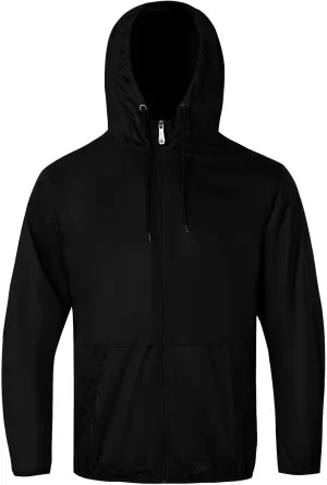 Mens Lightweight Running Jacket Waterproof Cycling Jackets Packable Uv Sun Protection Windbreaker with Hood