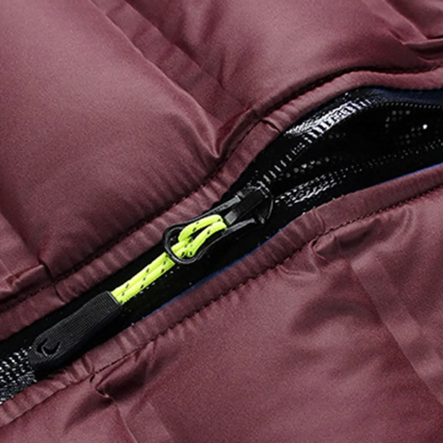Mens Quilted Jacket Packable Stand Collar Down Jacket Casual Full Zip Warm Winter Coat Waterproof Thermal Warm