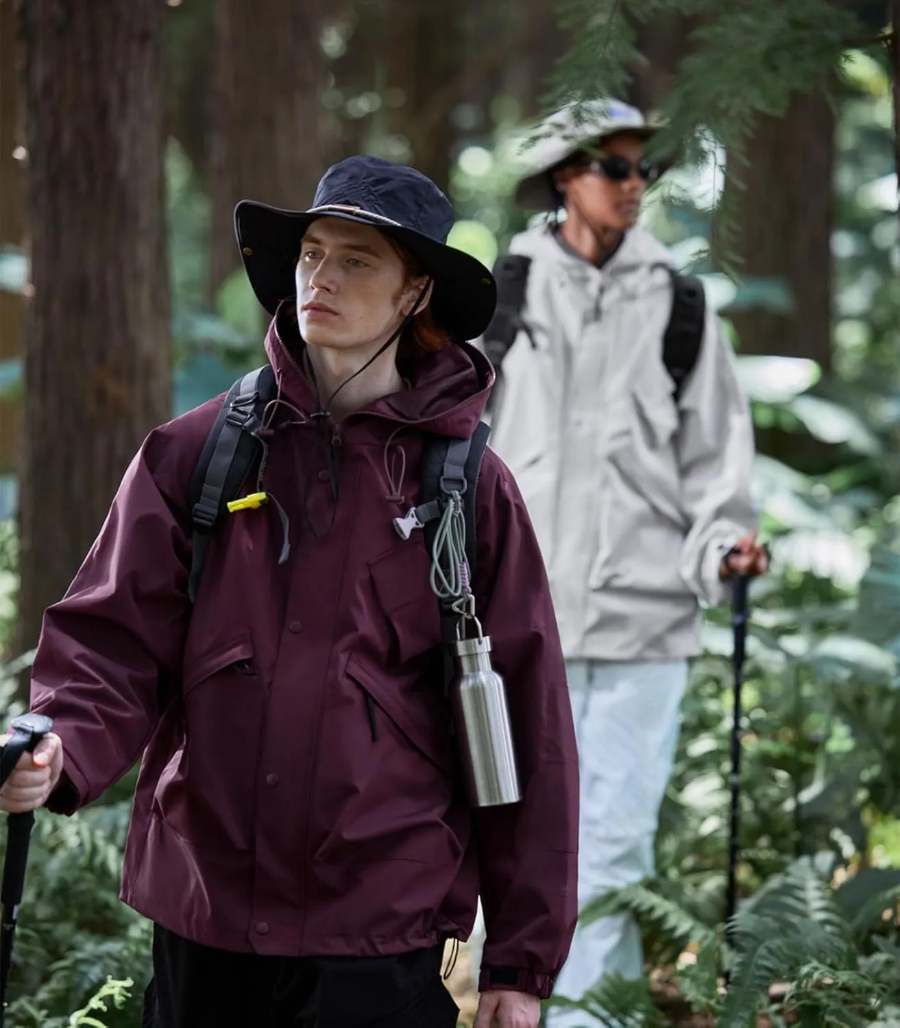 Men's SoftShell Jacket Lightweight Soft Shell Water proof Windproof Outdoor Hooded Zip Hiking Rain Coat Size S to 2XL