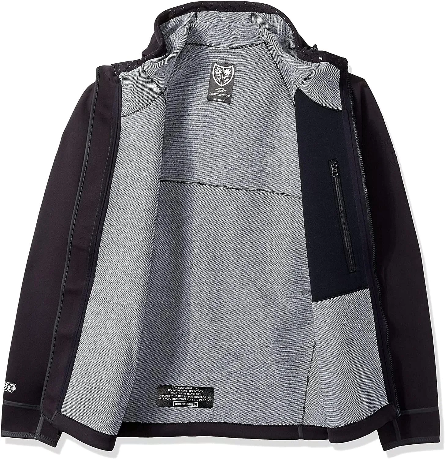 Men's Typhoon Neoprene Waterproof Windproof Warm Comfortable Maneuverable Foul Weather Jacket