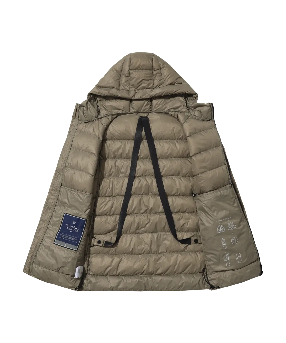 Men's Warm and Packable Light Weight Down Jacket
