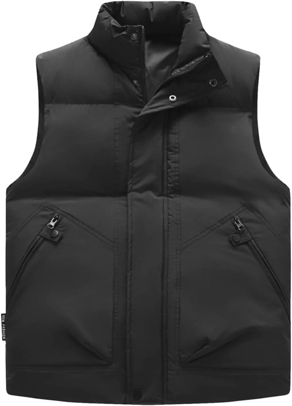 Men's Winter Coat For Man Padded Down Vest Casual Work Sports Travel Outdoor Puffer Pockets Jacket, M-5XL
