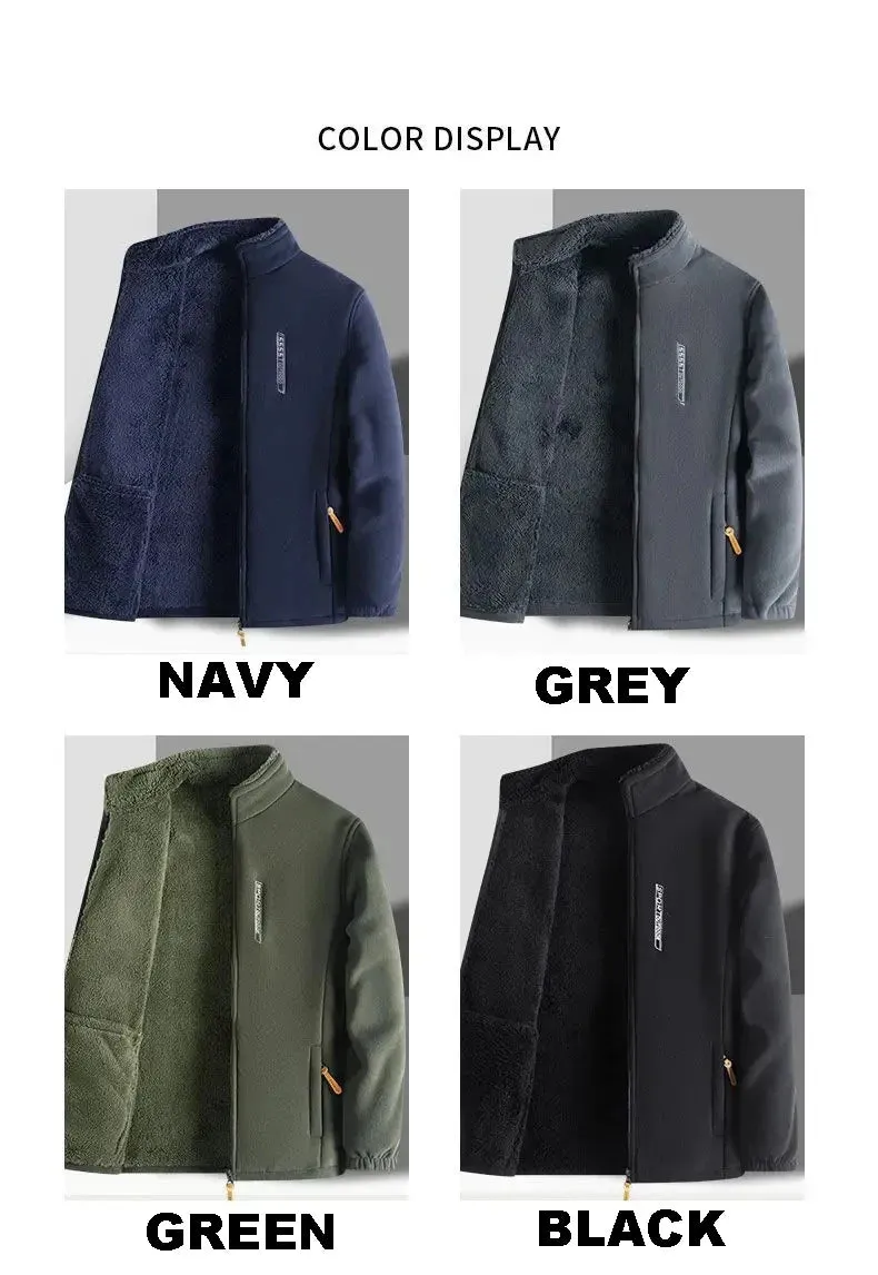 Men's Winter Fleece Jacket - Cold-Proof & Windproof