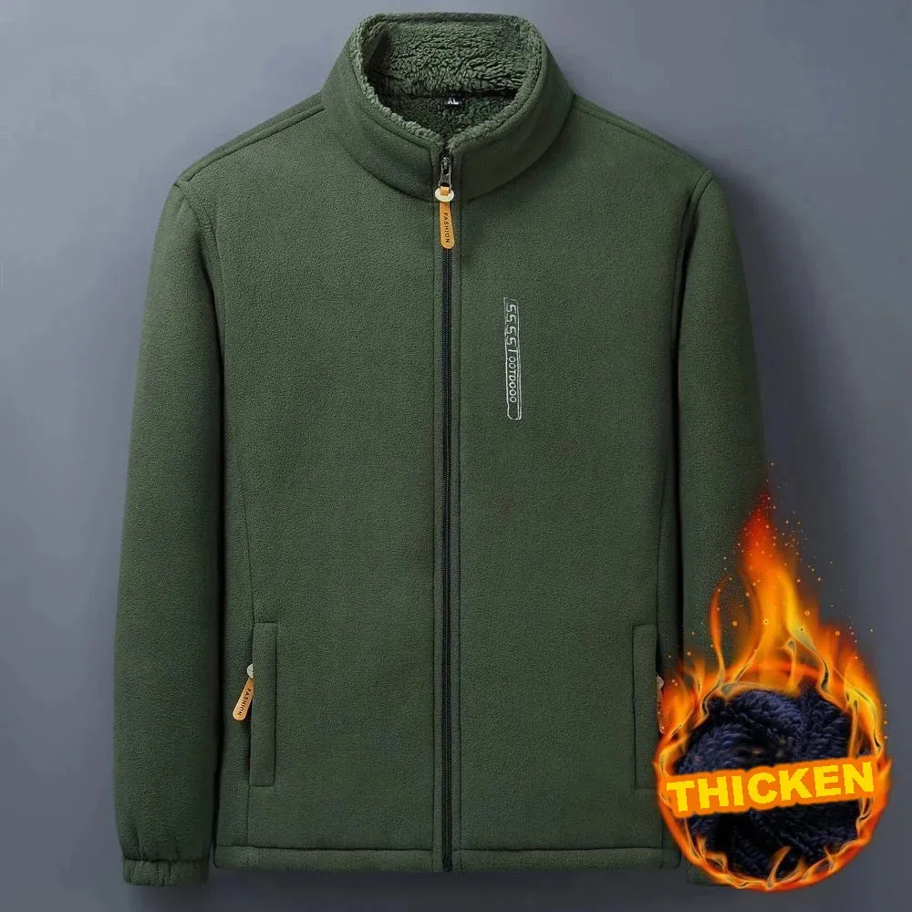 Men's Winter Fleece Jacket - Cold-Proof & Windproof