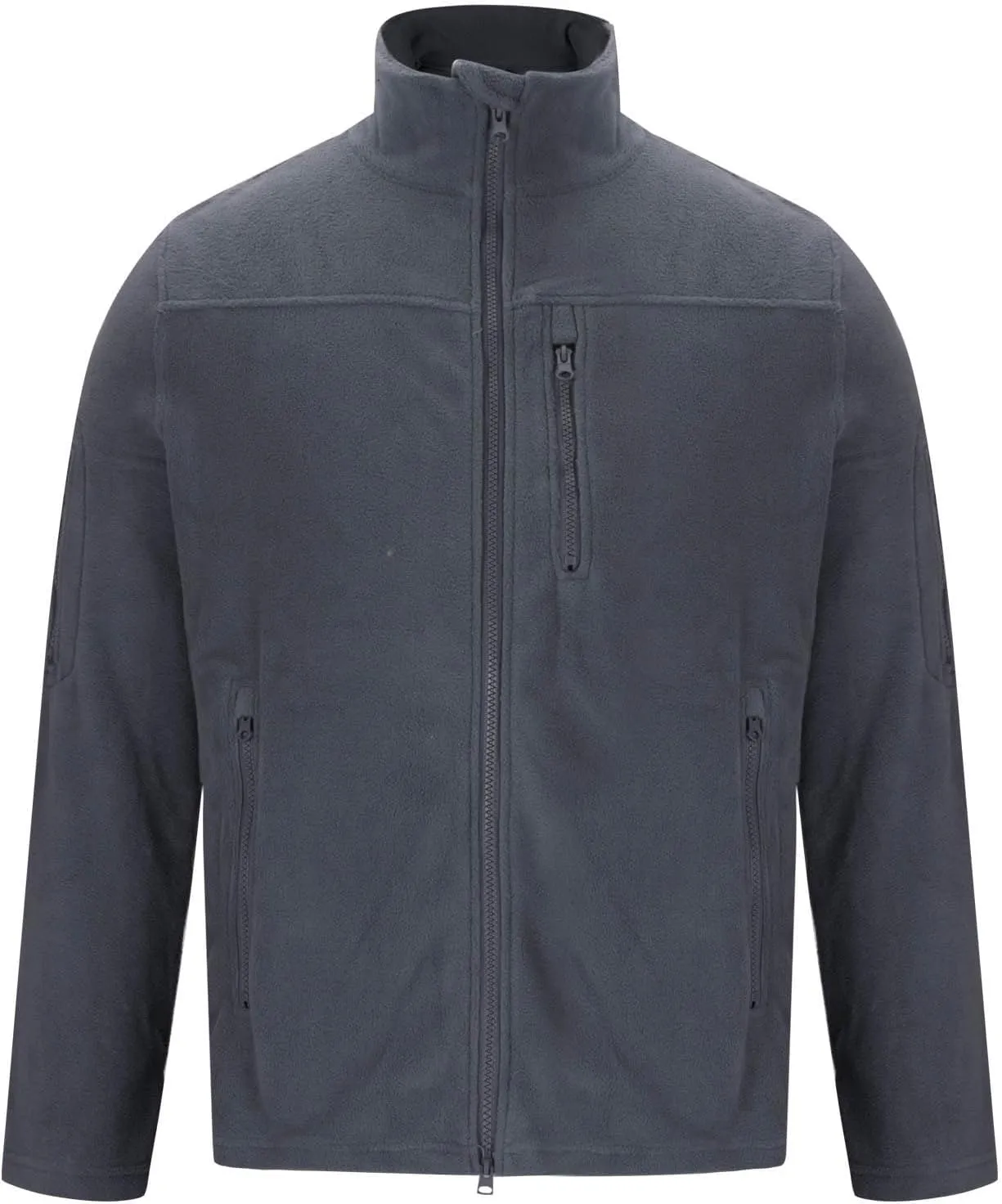 Men's Winter Jacket,Casual Tactical Fleece Jacket Men Warm Thermal Stand Collar Fuzzy Lightweight Coat Outwear