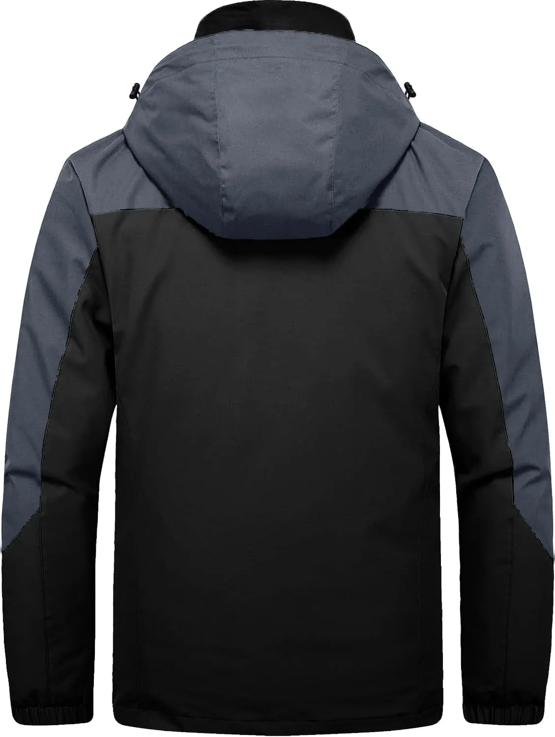 Mens Winter Skiing Jacket 3 in 1 Waterproof Warm Snow Fleece Lining Coat Hooded Windproof Jacket S-6XL