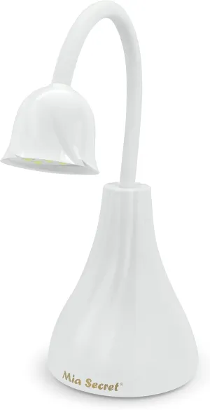 Mia Secret - LED/UV Table Lamp for Curing Gel Tips for Nails - for Nail Technician Flexible Neck 6 Light Design