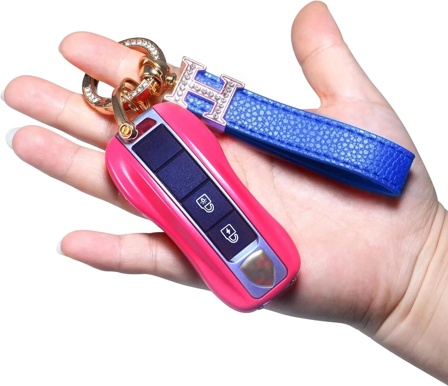Mini Stun Gun with LED Flashlight and Wrist Strap – Unique Key fob Design