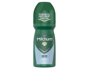 Mitchum Invisible Anti-Perspirant & Deodorant Roll-On, Unscented 3.4 oz (Pack of 12)