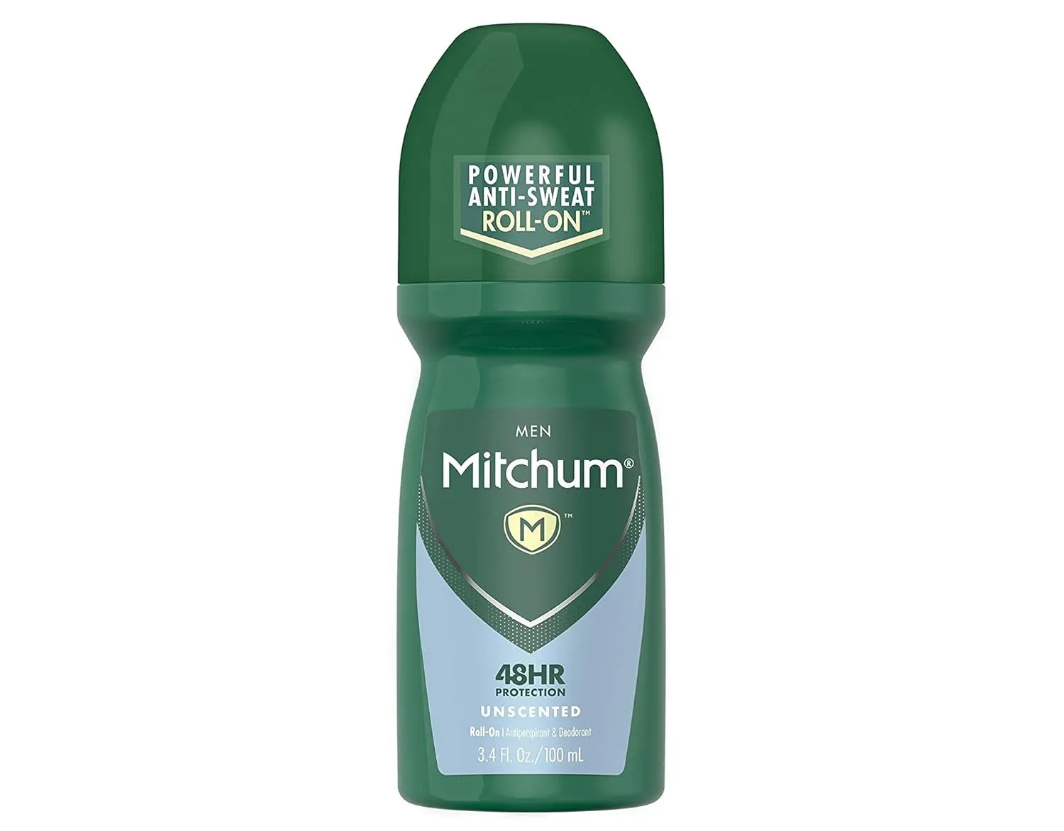 Mitchum Invisible Anti-Perspirant & Deodorant Roll-On, Unscented 3.4 oz (Pack of 12)