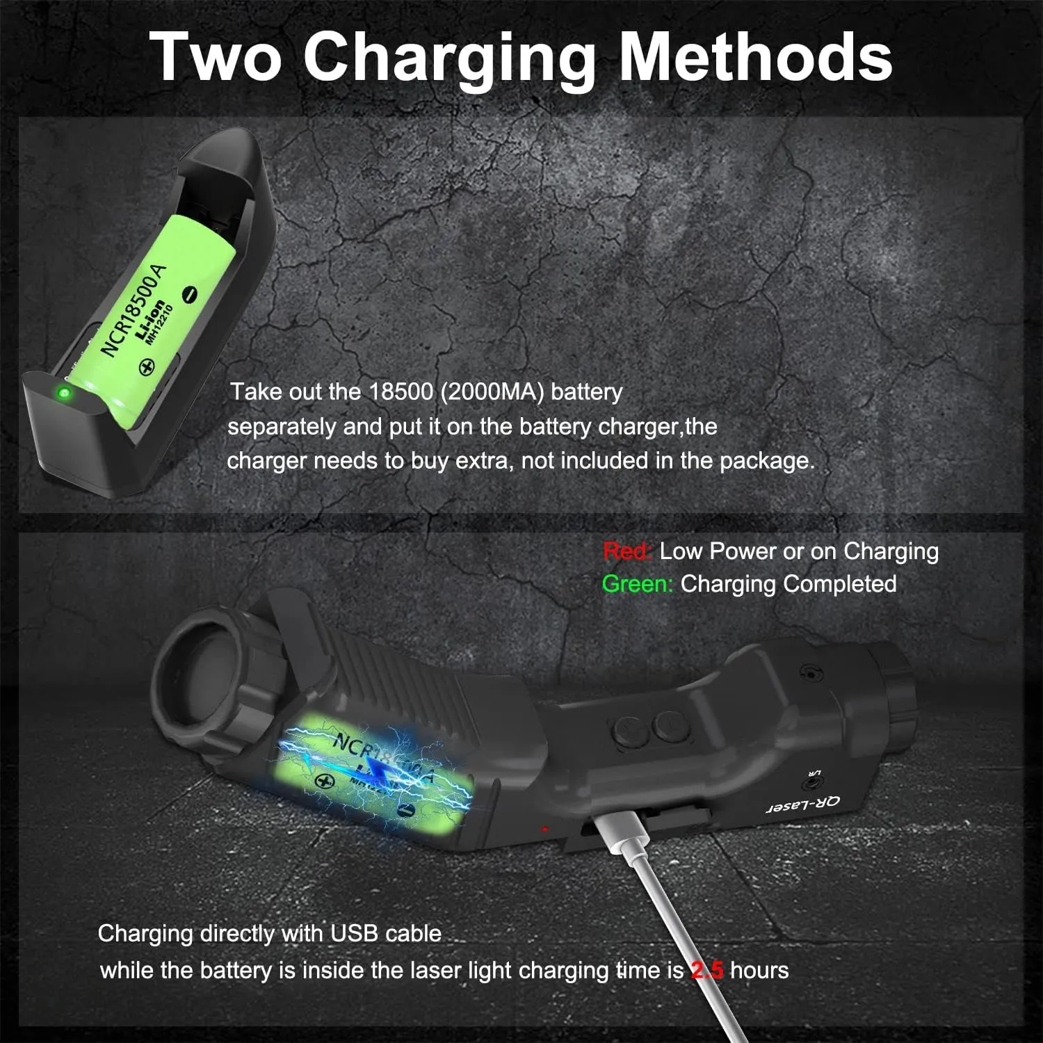 MLOK Red/Green/Blue Laser Sight with 1000 Lumens Flashlight